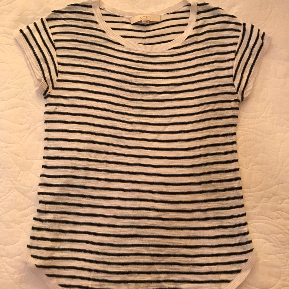 LOFT stripped sweater